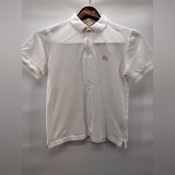 Burberry Brit Women White Polo Shirt Small - Picture 1 of 9
